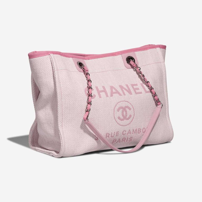 Chanel Deauville Small Rattan / Lamb Pink / White | Sell your designer bag