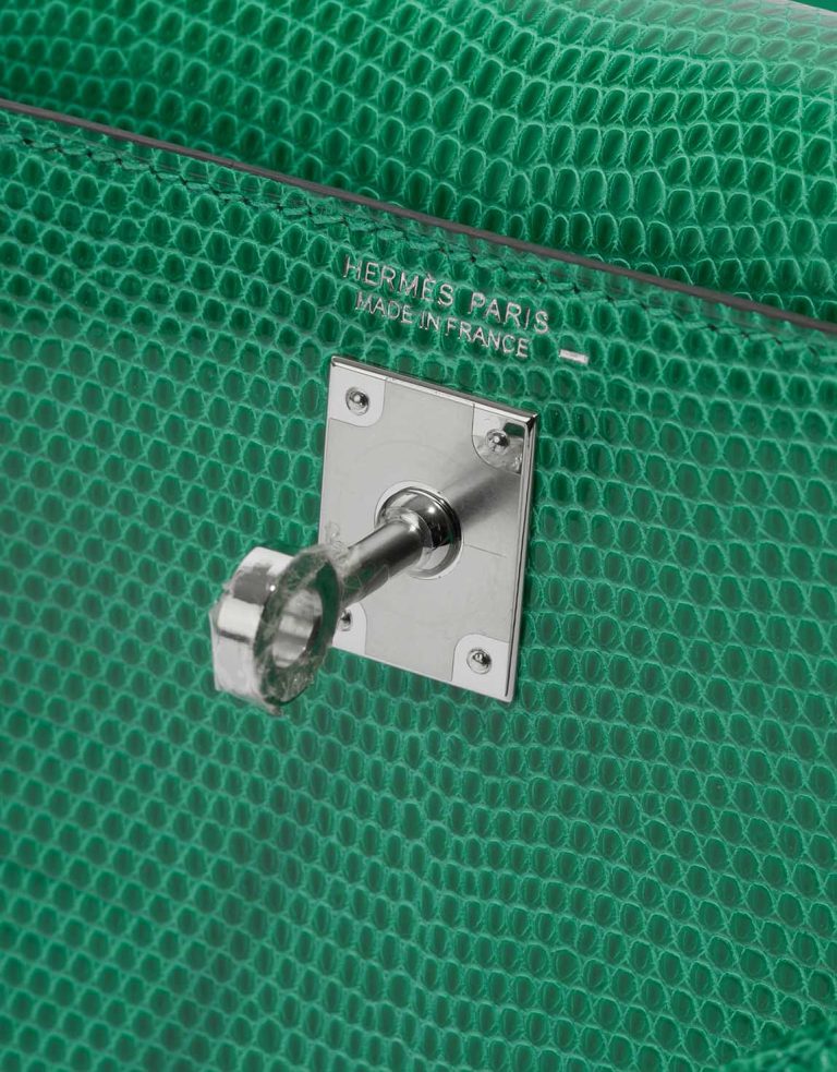 Hermès Kelly Danse Salvator Lizard Vert Menthe Logo | Sell your designer bag