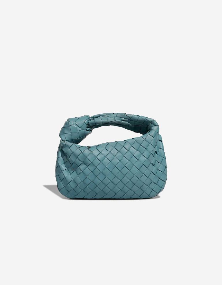 Bottega Veneta Jodie Mini Lamb Turquoise Front | Sell your designer bag