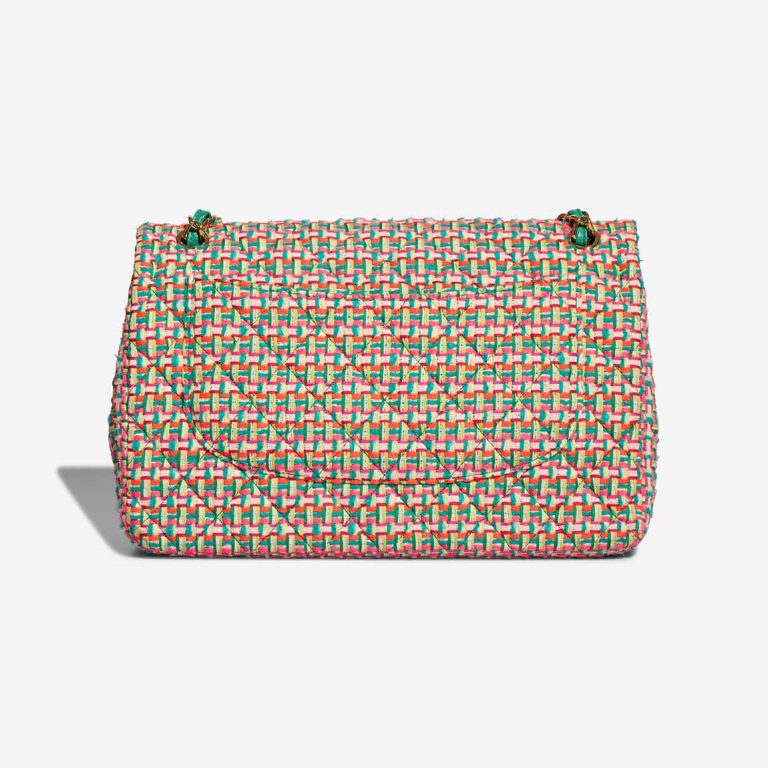 Chanel Timeless Jumbo Tweed Multicolour / Beige / Turquoise / Orange / Neon Pink | Sell your designer bag