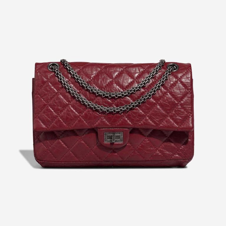 Chanel 2.55 Reissue 227 Aged Calf Burgundy Front | Sell your designer bag