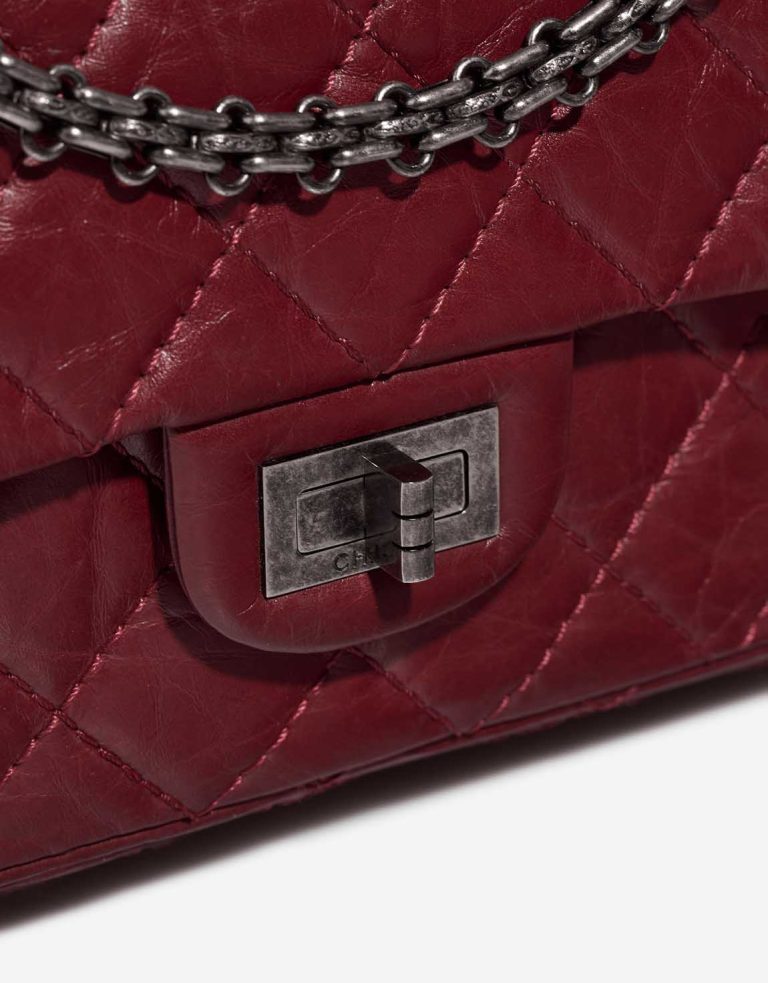 Chanel 2.55 Reissue 227 Aged Calf Burgundy Closing System | Sell your designer bag