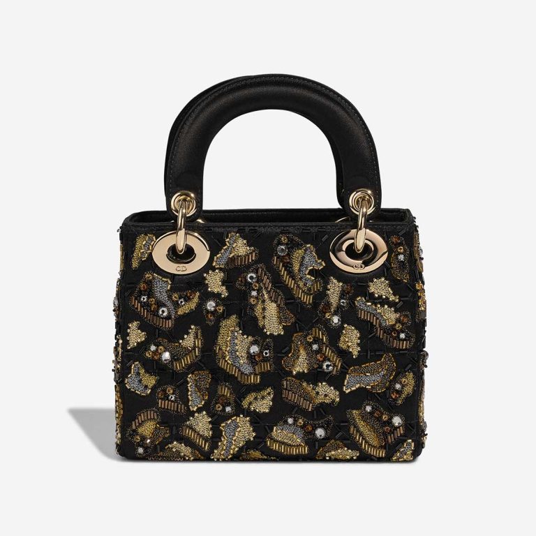 Dior Lady Bijou Mini Satin Black | Sell your designer bag
