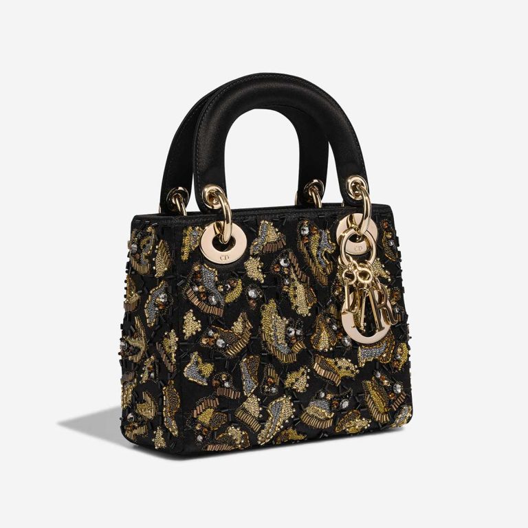 Dior Lady Bijou Mini Satin Black | Sell your designer bag