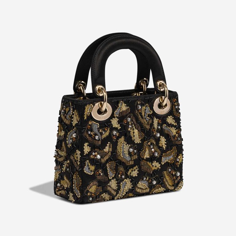 Dior Lady Bijou Mini Satin Black | Sell your designer bag