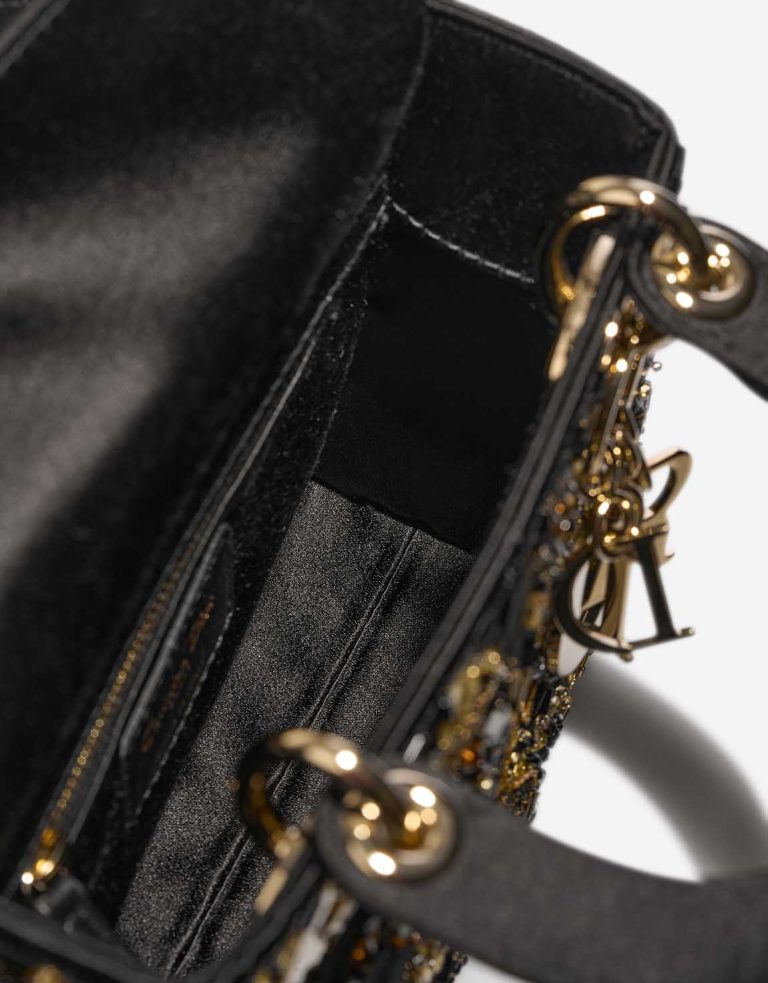 Dior Lady Bijou Mini Satin Black Inside | Sell your designer bag
