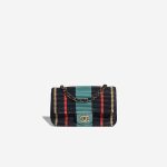 Chanel Timeless Mini Rectangular Lamb / Satin Dark Blue / Multicolour Front | Sell your designer bag