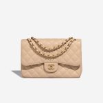 Chanel Timeless Jumbo Caviar Beige Front | Sell your designer bag