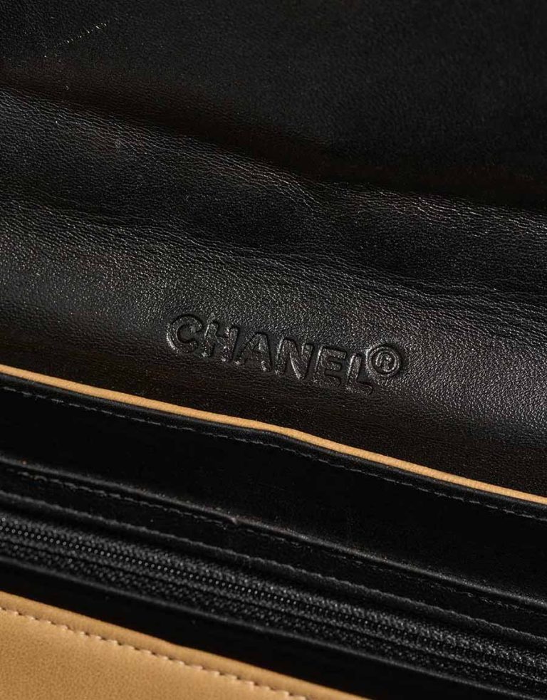 Chanel 2.55 Reissue Chocolate Bar Lamb Beige Logo | Sell your designer bag