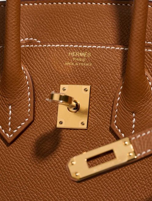 Hermès Birkin 25 Epsom Gold Logo | Sell your designer bag