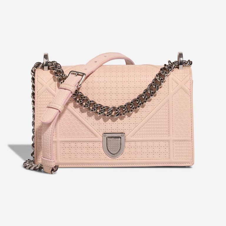 Dior Diorama Small Patent Light Pink Front | Sell your designer bag