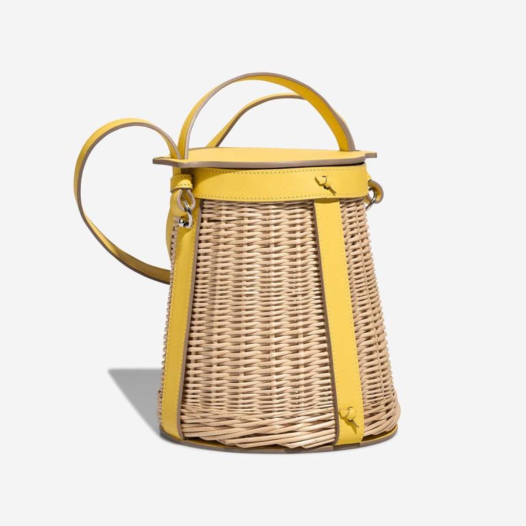 Hermès Toupet Farming Picnic Osier / Swift Jaune de Naples / Beige | Sell your designer bag