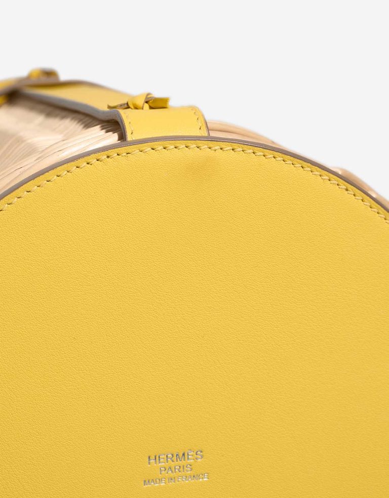Hermès Toupet Farming Picnic Osier / Swift Jaune de Naples / Beige Signs of wear | Sell your designer bag