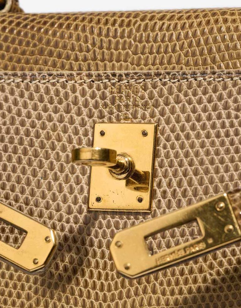 Hermès Kelly Mini Lizard Ficelle Logo | Sell your designer bag