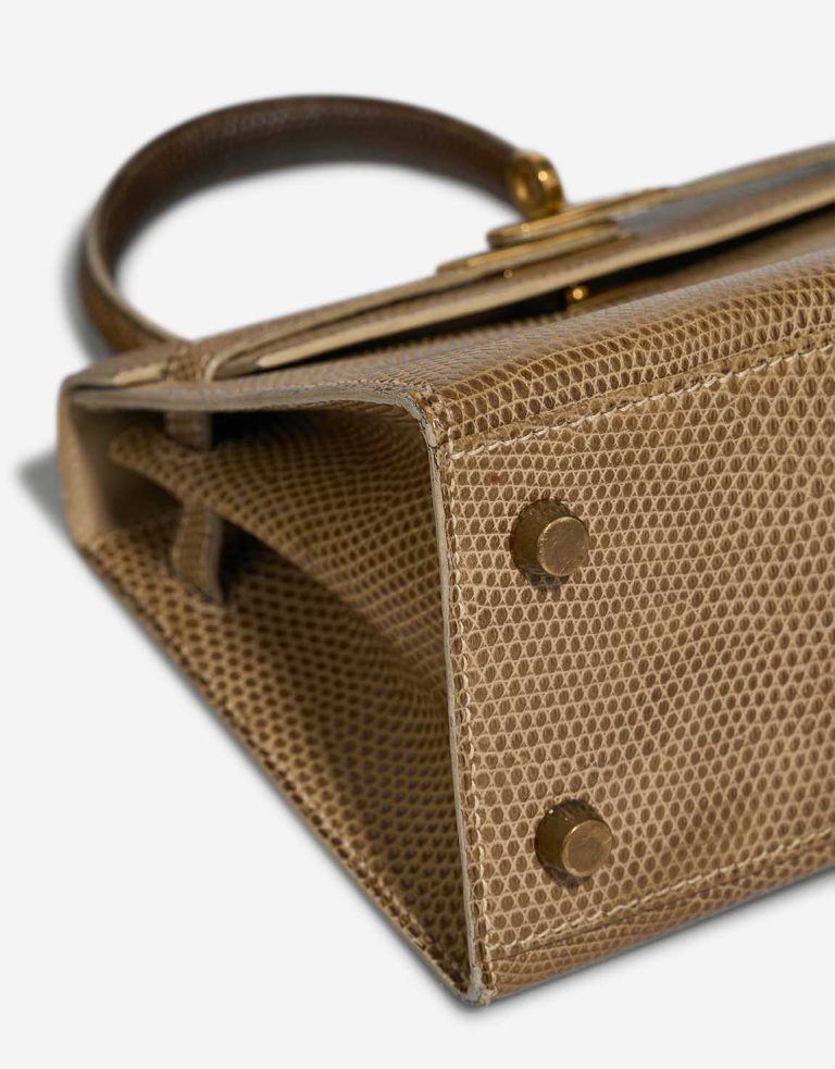 Hermès Kelly Mini Lizard Ficelle Signs of wear | Sell your designer bag