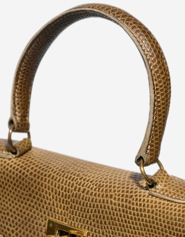 Hermès Kelly Mini Lizard Ficelle Signs of wear | Sell your designer bag