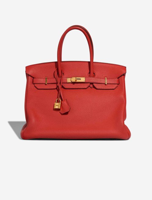 Hermès Birkin 35 Clémence Rouge Tomate Front | Sell your designer bag