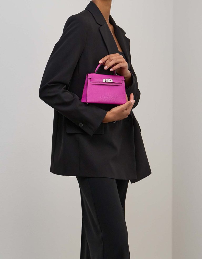 Hermès Kelly Mini Chèvre Mysore Magnolia Front | Sell your designer bag