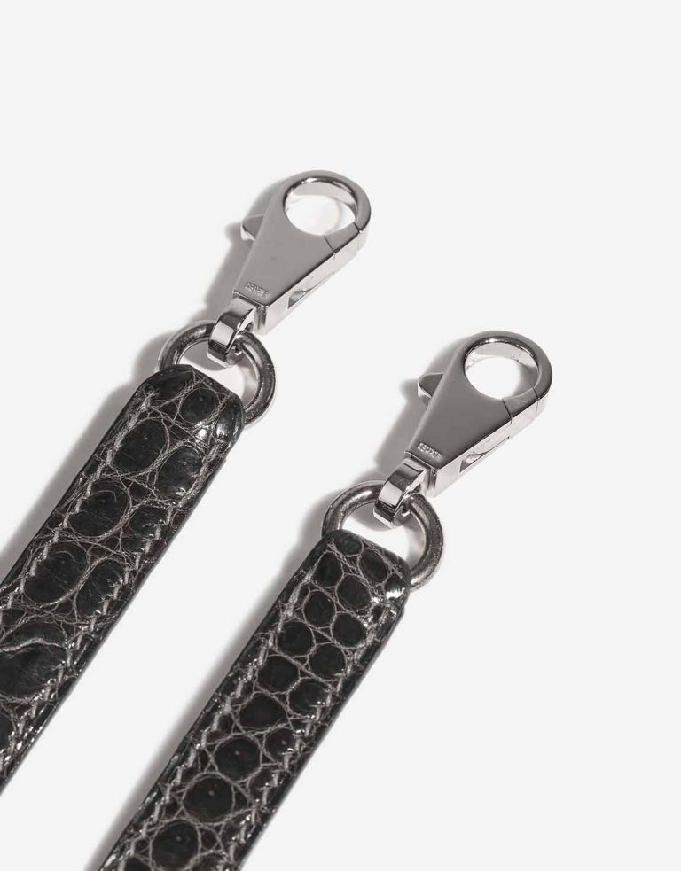 Hermès Kelly Strap Porosus Crocodile Graphite Closing System | Sell your designer bag