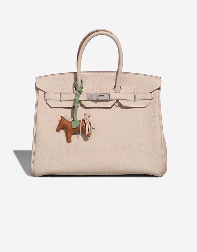 Hermès Rodéo PM Swift Gold / Vert Criquet / Craie Closing System | Sell your designer bag