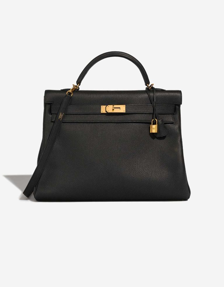 Hermès Kelly 40 Togo Black Front | Sell your designer bag