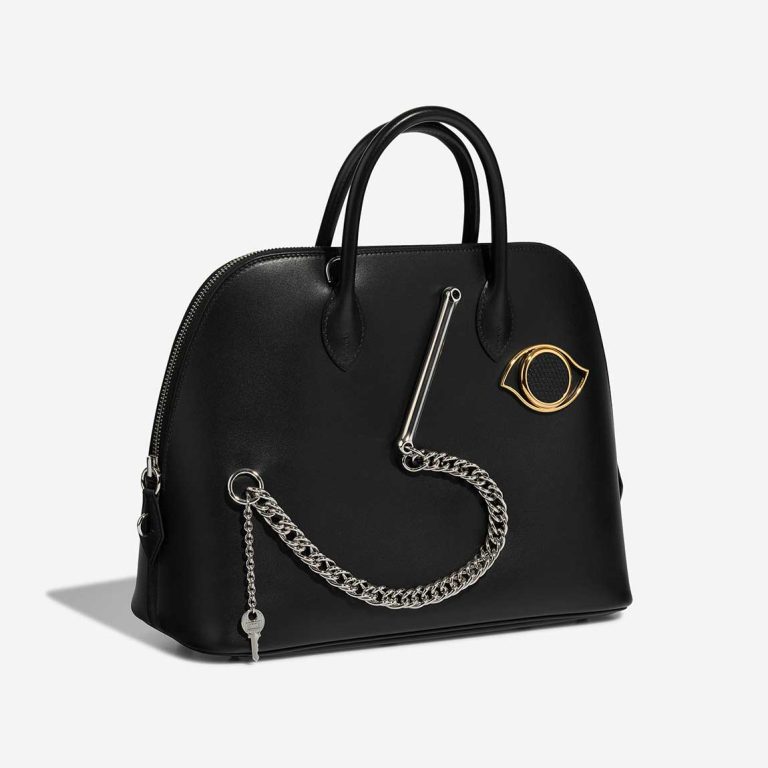 Hermès Bolide 1923 Smile 30 Tadelakt / Niloticus Lizard Black | Sell your designer bag