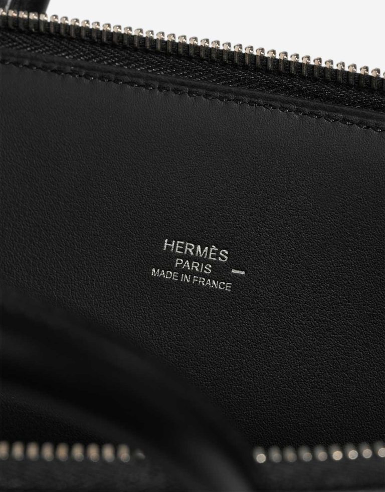 Hermès Bolide 1923 Smile 30 Tadelakt / Niloticus Lizard Black Logo | Sell your designer bag