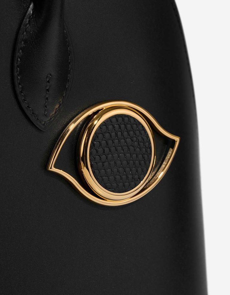 Hermès Bolide 1923 Smile 30 Tadelakt / Niloticus Lizard Black Signs of wear | Sell your designer bag