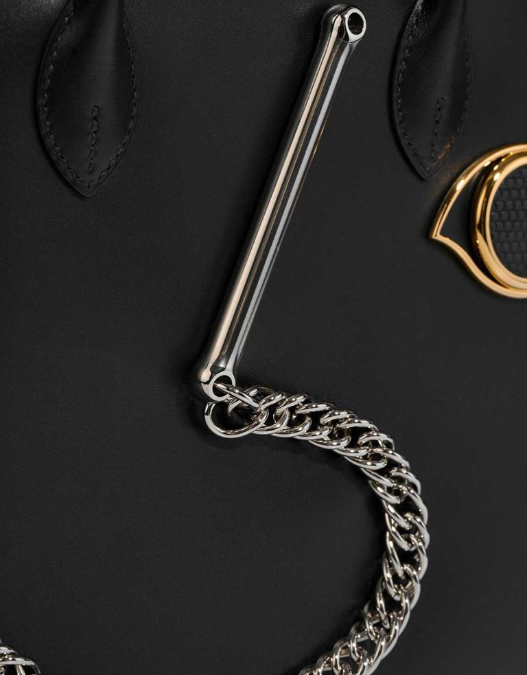 Hermès Bolide 1923 Smile 30 Tadelakt / Niloticus Lizard Black Signs of wear | Sell your designer bag