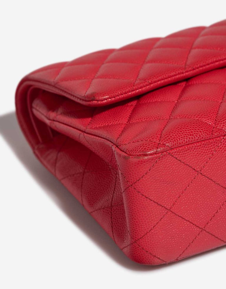 Chanel Timeless Medium Caviar Red Signs of wear | Sell your designer bag