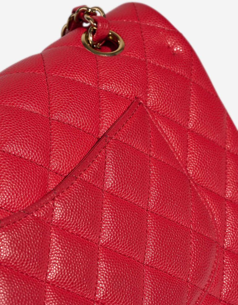 Chanel Timeless Medium Caviar Red Signs of wear | Sell your designer bag