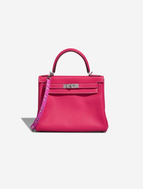 Hermès Dog Carrés Shoulder Strap Swift Magnolia Closing System | Sell your designer bag