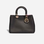 Dior Diorissimo Medium Calf Black / Fuchsia Front | Sell your designer bag