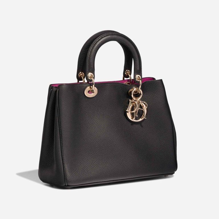 Dior Diorissimo Medium Calf Black / Fuchsia | Sell your designer bag