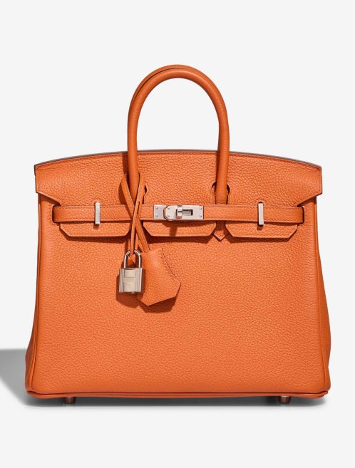 Hermès Birkin 25 Togo Orange Front | Sell your designer bag