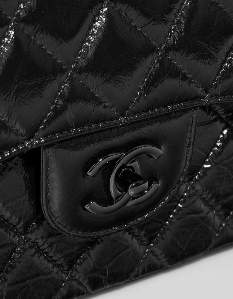 Chanel Timeless Jumbo Patent So Black Closing System | Sell your designer bag