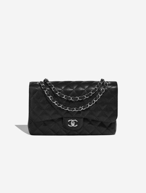 Chanel Timeless Jumbo Caviar Black Front | Sell your designer bag