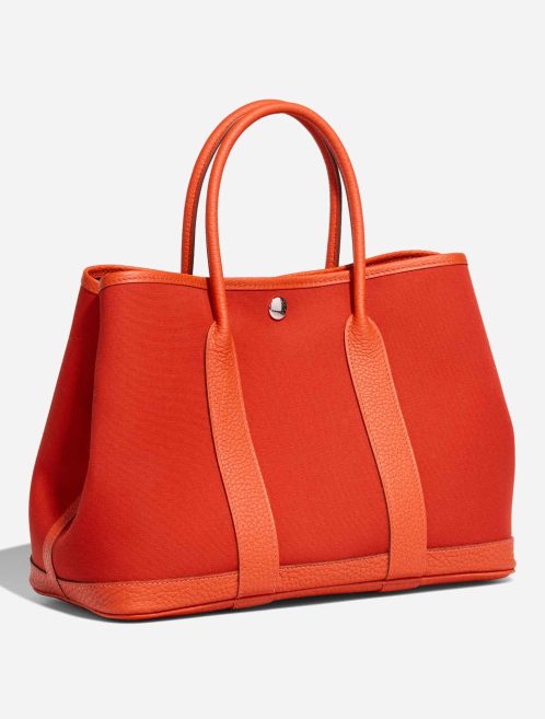 Hermès Garden Party 30 Toile / Taurillon Clémence Orange Mécano / Cuivre / Capucine | Sell your designer bag