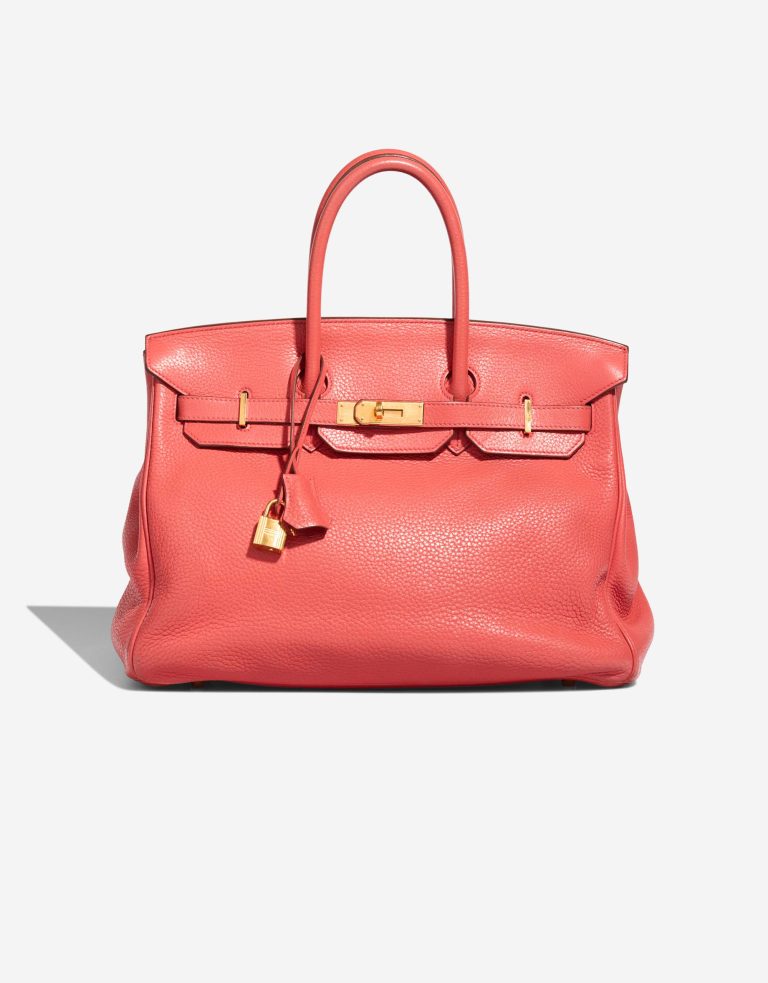 Hermès Birkin 35 Clémence Rouge Duchesse Front | Sell your designer bag