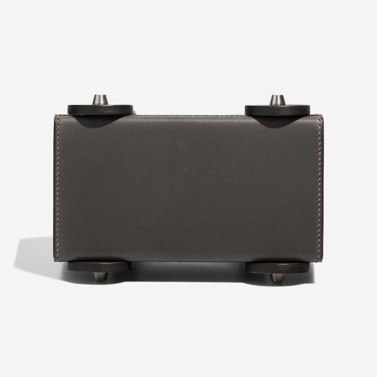 Hermès Petite h Minaudière Auto Alligator Mississippi / Vache Hunter Black / Gris Bougainvillier | Sell your designer bag