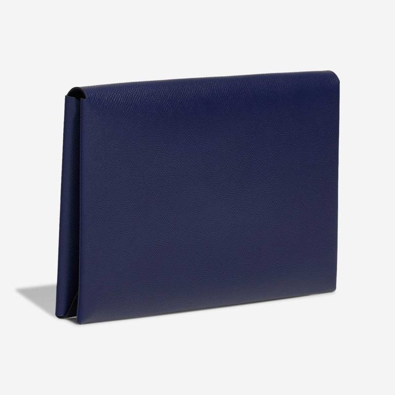 Hermès Calvi Pouch Epsom Bleu Saphir / Black | Sell your designer bag