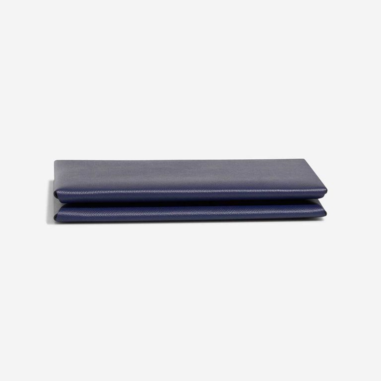 Hermès Calvi Pouch Epsom Bleu Saphir / Black | Sell your designer bag