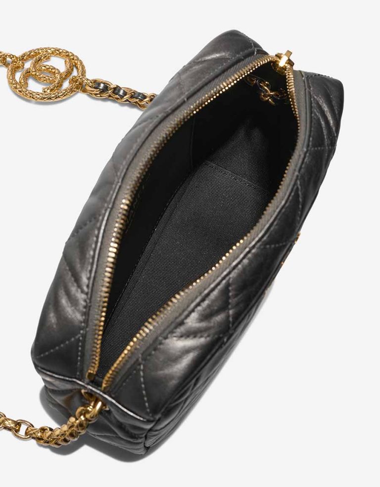 Chanel Camera Bag Small Lamb Grey Inside | Sell your designer bag