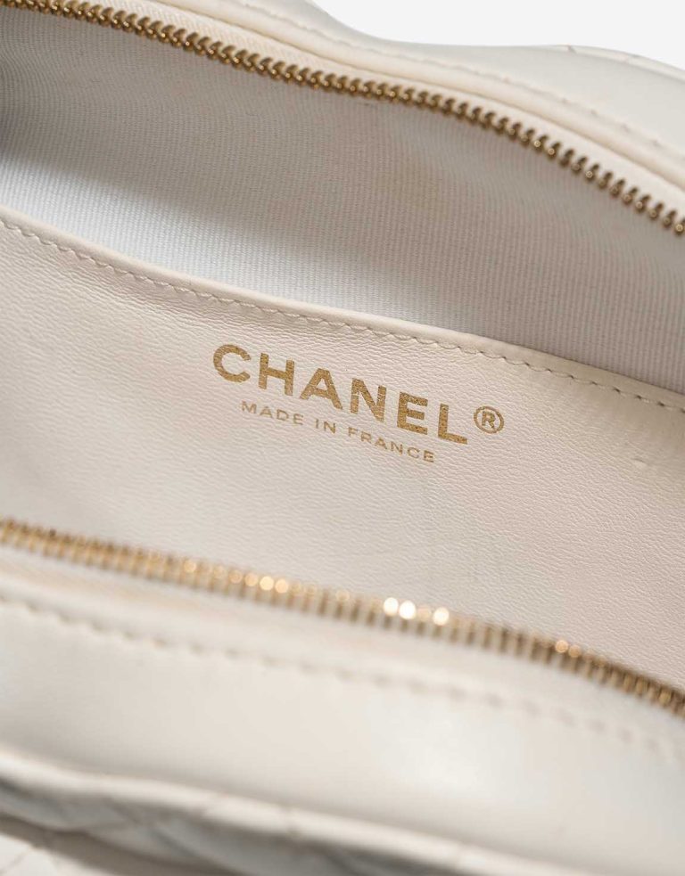 Chanel Timeless Heart Large Lamb White Logo | Sell your designer bag