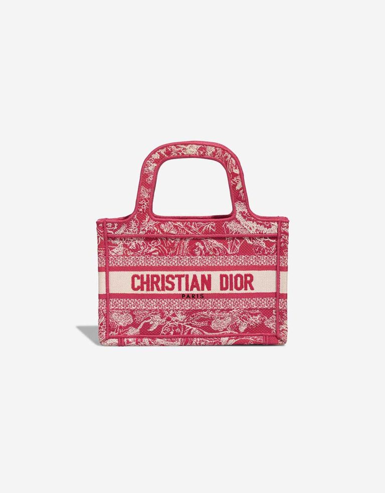 Dior Book Tote Mini Canvas Red / White Front | Sell your designer bag