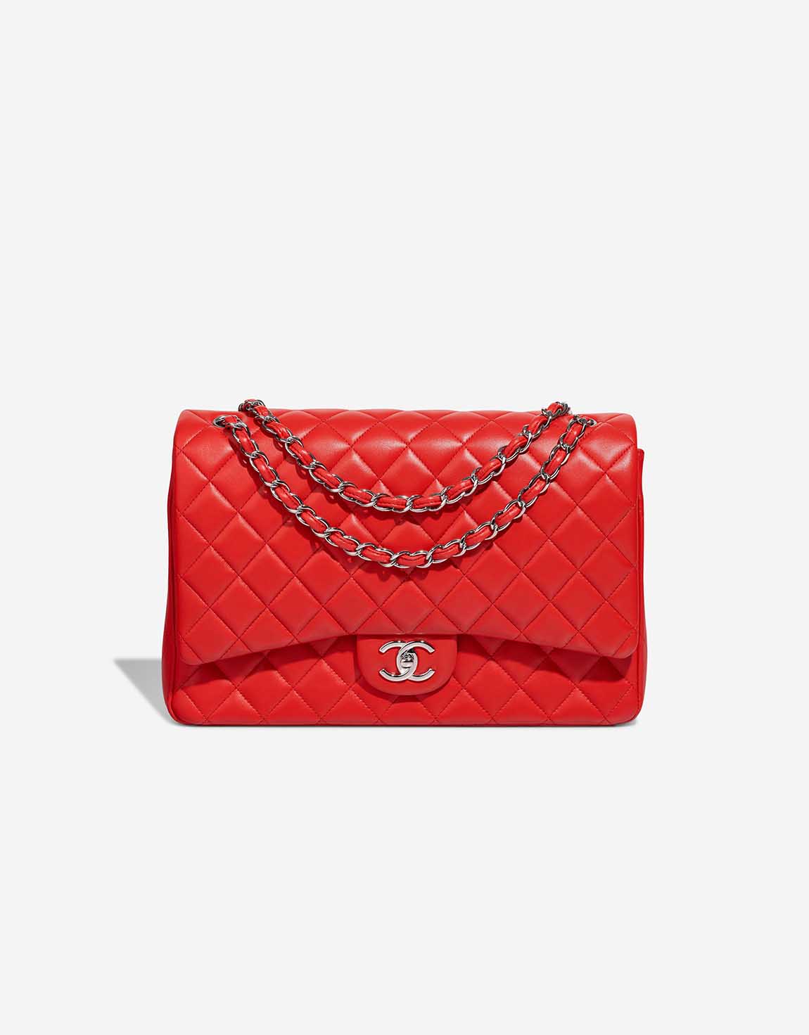 Chanel Timeless Maxi Lamb Red | SACLÀB