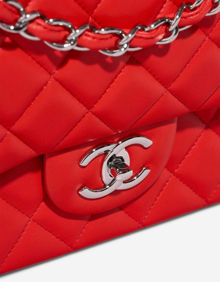 Chanel Timeless Maxi Lamb Red Closing System | Sell your designer bag