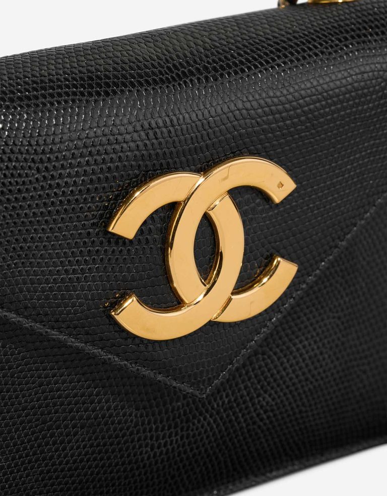 Chanel Timeless Mini Rectangular Python Black Closing System | Sell your designer bag