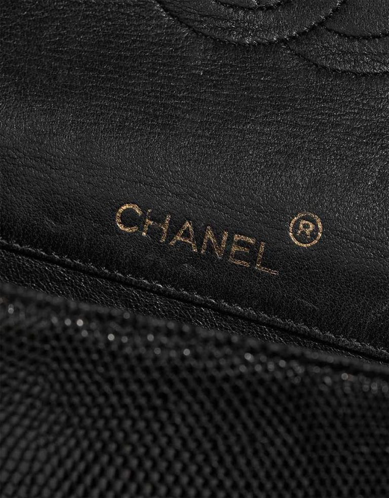 Chanel Timeless Mini Rectangular Python Black Logo | Sell your designer bag