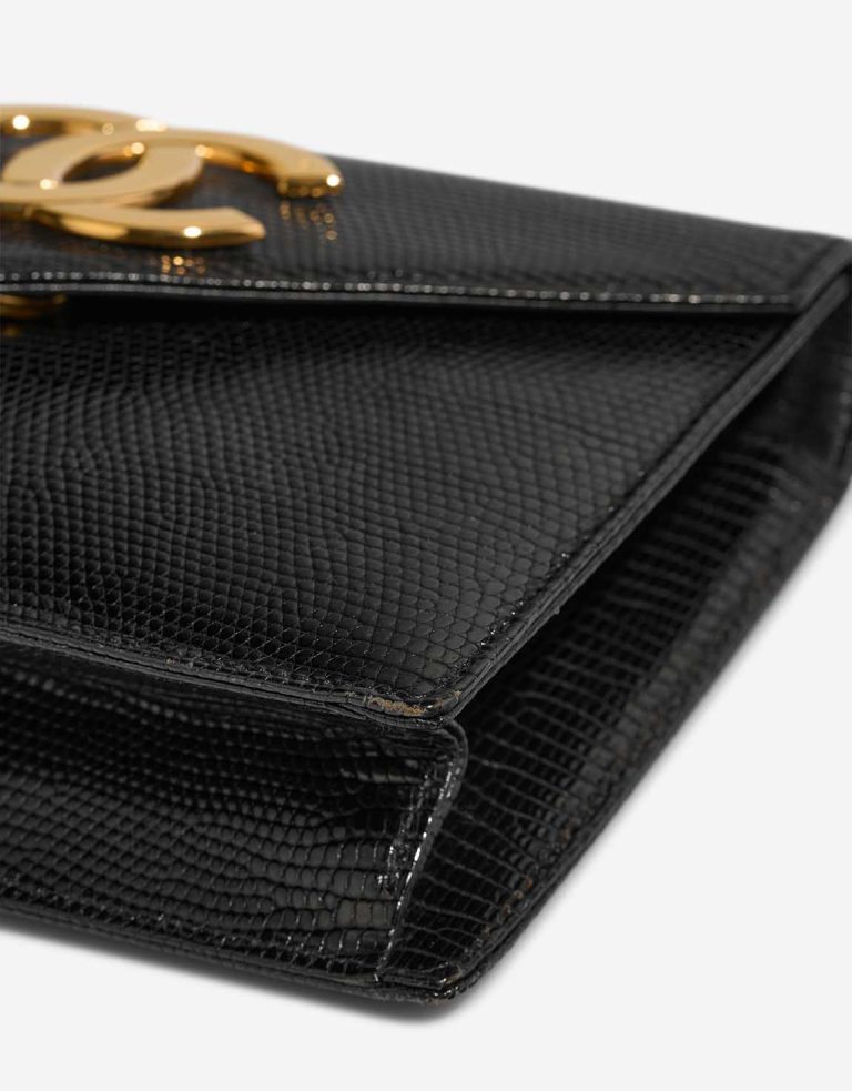 Chanel Timeless Mini Rectangular Python Black Signs of wear | Sell your designer bag